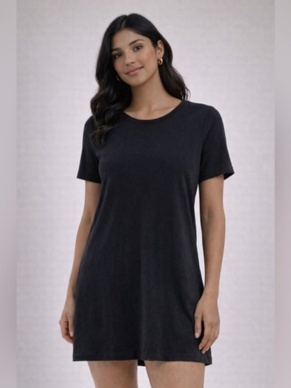 SHEIN Black T-Shirt Dress – Est. Medium